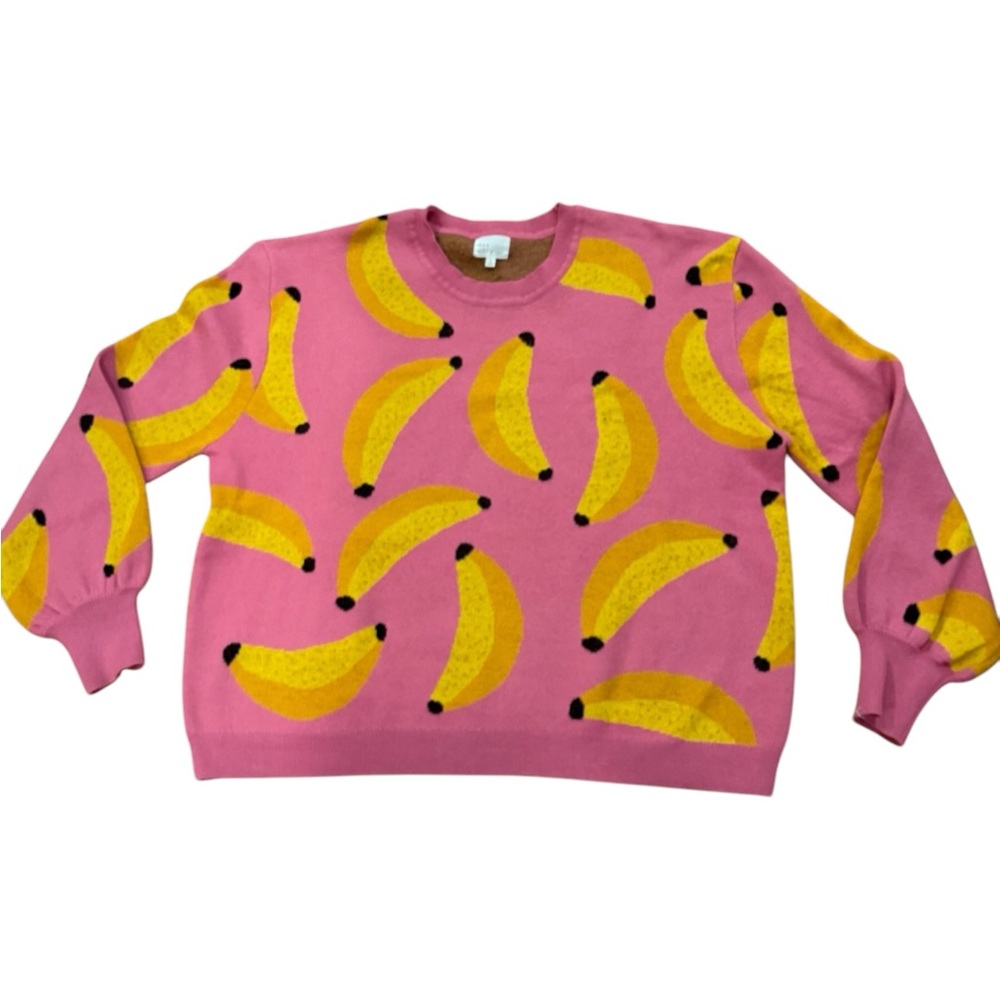 Women’s Pink Banana Sweater M
